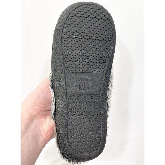 VONMAY Womens Warm Fuzzy Slippers Faux Fur Closed Toe Slip on House Shoes - Picture 12 of 12